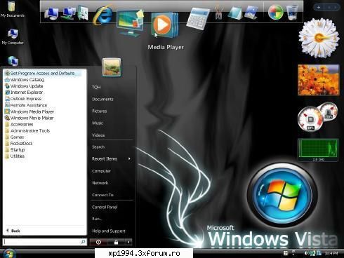 ... _dream.rar theme windows vista black dream